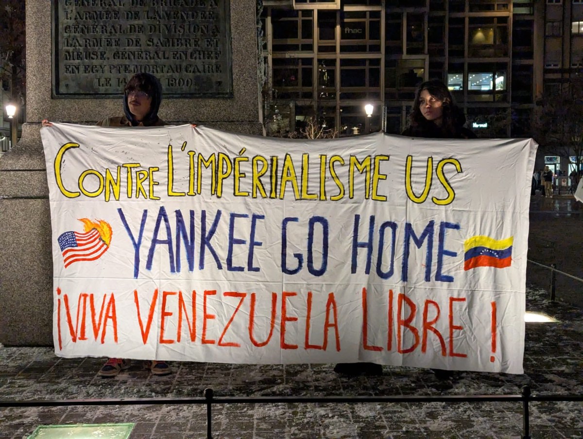 Strasbourg mobilisée : manifestation contre l&rsquo;intervention US au&nbsp;Venezuela